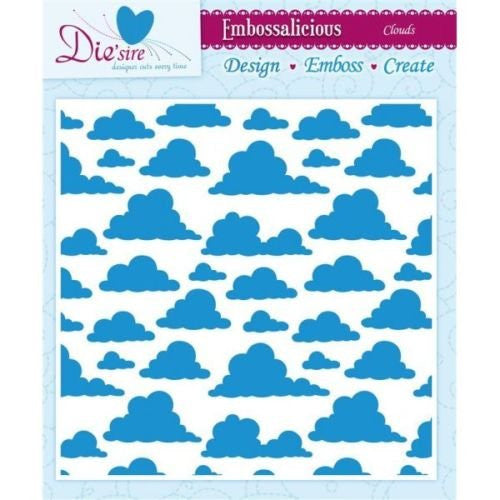 dessire embossalicious clouds 8x8