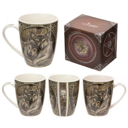 Lisa Parker Loyal Companions Wolf Bone China Mug