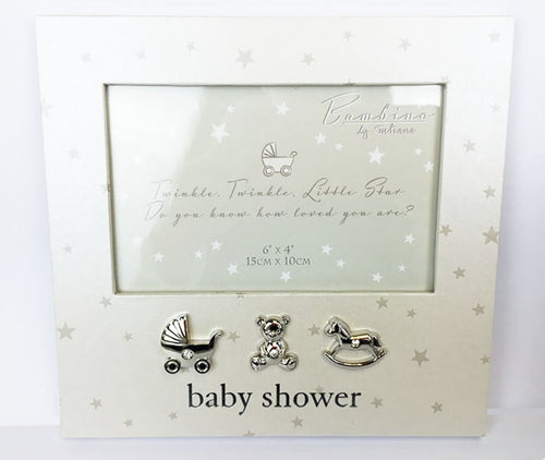 Mum To Be Present Baby Shower Gift Favour Mummy Unisex Keepsake-'Baby Shower' Frame
