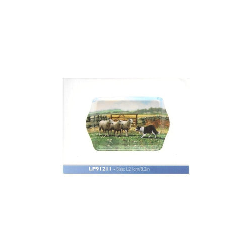 Macneil Collie & Sheep 21cm Melamine Snack Tray Leonardo LP91211