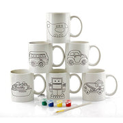 paint your own mug transport one supplied