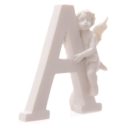 White cherub d a d letters - set of 3 letters
