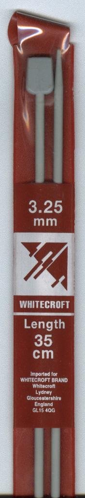 Whitecroft Knitting Needles 3.25mm x 35cm