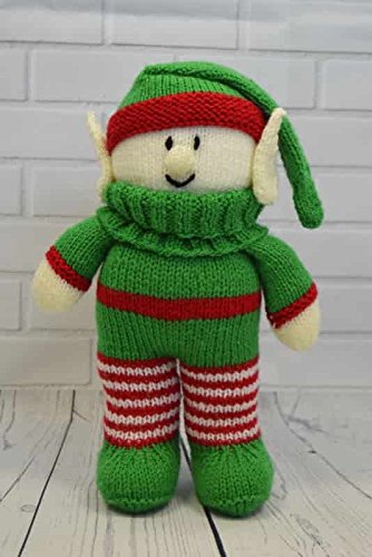 KNITTING PATTERN Festive Friends Elf Soft Toy From Knitting by Post