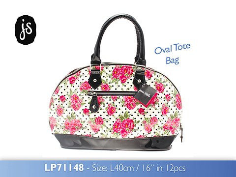 Jessie Steele Oval Tote Bag