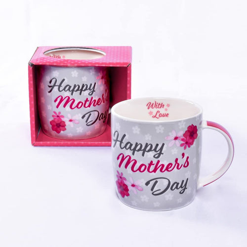 Mothers Day Coffee Mug Happy Mothers Day On The Outside with Love On The Inside