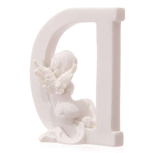 White cherub d a d letters - set of 3 letters
