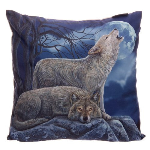 Lisa Parker Printed Cushion Cover - Howling Wolves