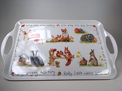 British Wildlife Melamine Type Tray