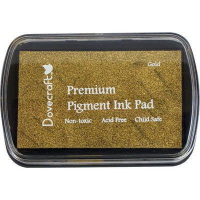 Dovecraft Pigment Ink Pads - Gold - Acid Free