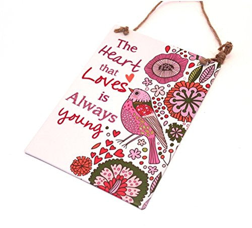 Peel & Sardine Large "The Heart..." Quotable Sign