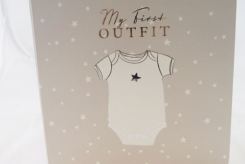 My First Outfit Box New Baby Newborn Gift Present Boy Girl Cute Home Gift
