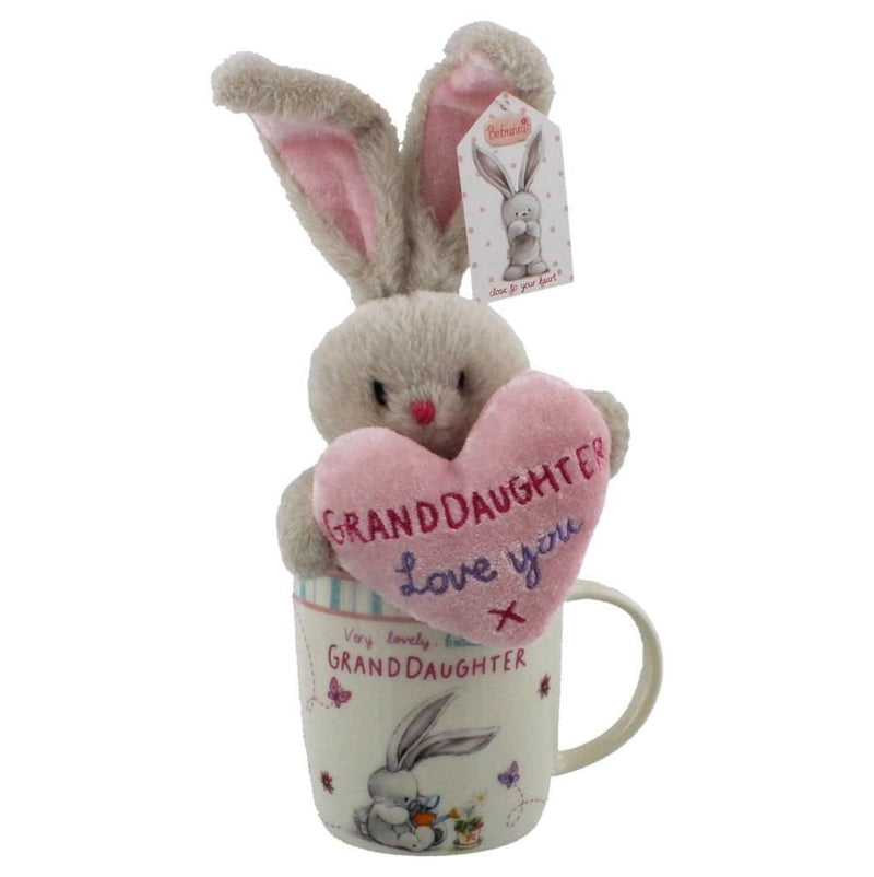 Lovely Granddaughter Gift Mug and Bunny Gift Set