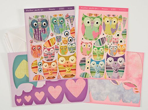 hunkydory adorable scorable premium card kit twit twoo babushka card kit