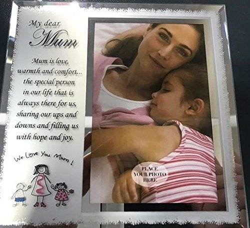 The Prelude Collection My Dear Mum 4"x6" Photo Frame Birthday Celebration Gift