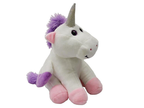 Magical Misty Unicorn Plush Cuddly Teddy Sparkly Horn Wings 25cm Small Soft Toy
