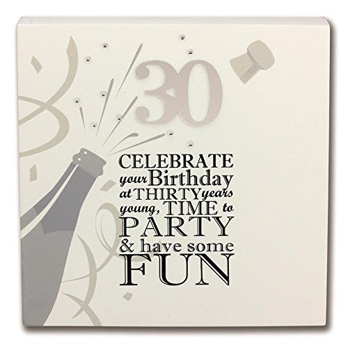 Arora Sentimental Art 30th Birthday Art Block