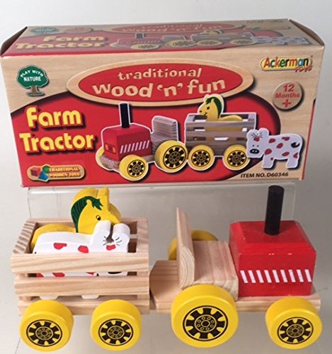 Traditional Wood 'n' Fun Farm Tractor