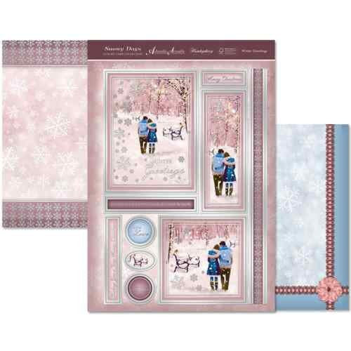 hunkydory adorable scorable luxury card collection snowy days winter greetings