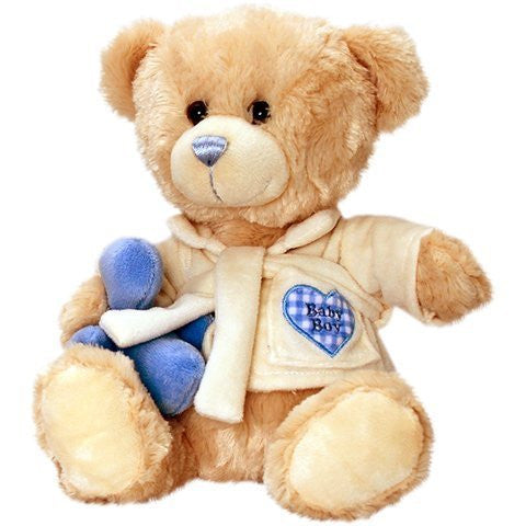 Keel Toys 25cm Cuddles Bathtime Bear - Blue