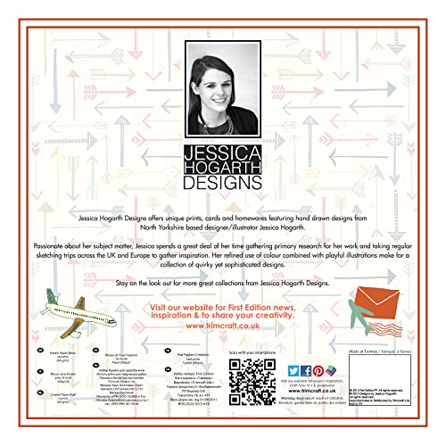 First Edition 12 x 12-Inch FSC "Travel Notes" Paper Pad