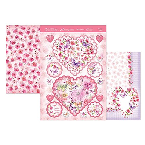 Butterfly Bouquet Topper Set - Fluttering Hearts - Hunkydory