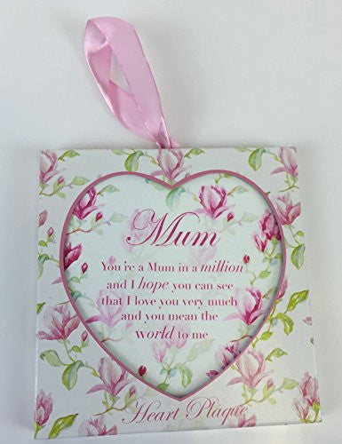Nan / Mummy / Mum Heart Wall Plaque Gift Ideas For Her Birthday / Mothers Day-Mum