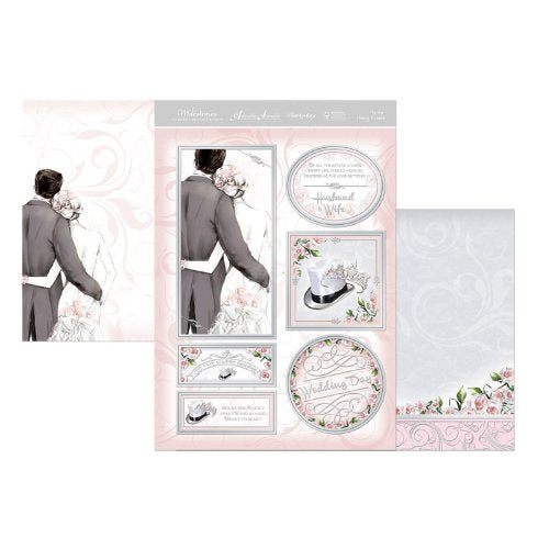 hunkydory adorable scorable luxury topper set milestones to the happy couple