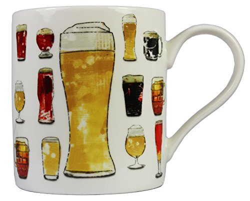 Julia Hook Beer and Drinks Design Fine China Mug