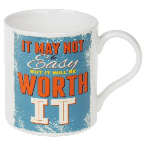 retro sayings mug worth it
