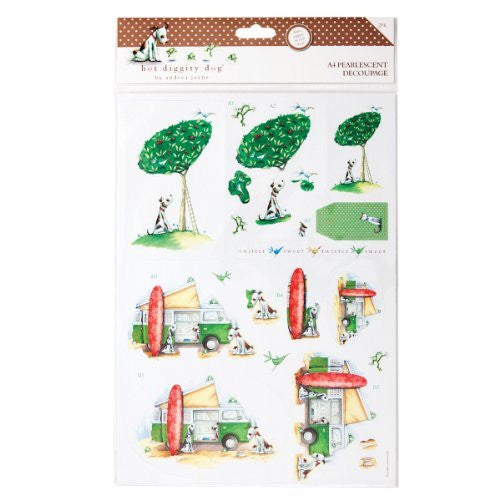 Hot Diggity Dog - Pearl Decoupage A4 Great Outdoors (HOT 169104)