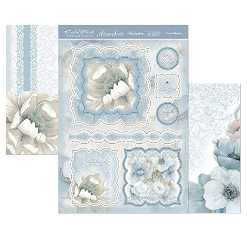 hunkydory frosted florals topper set frosted blooms
