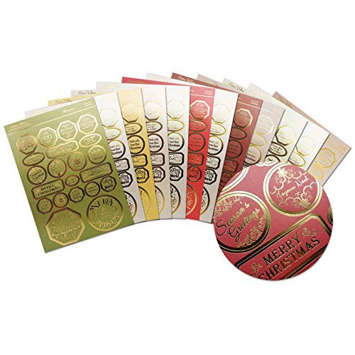 hunkydory festive essentials festive shimmering sentiments