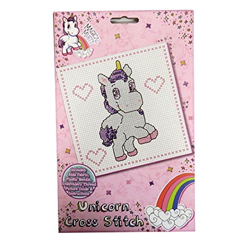 Magical Misty Unicorn - Cross Stitch Art and Craft Pack