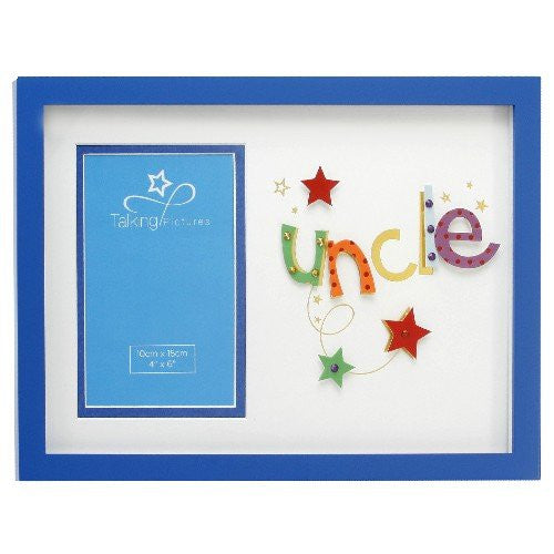 Talking Pictures More Than Words 3D Letter Frame 'Uncle'