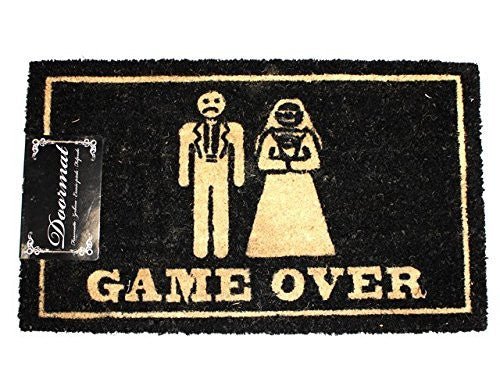 Wedding = Gameover Door Mat