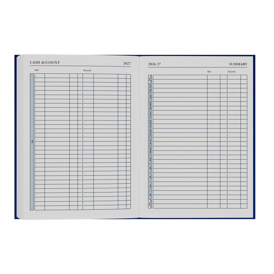 2026-2027 - Mid Year Planner - 13 Month A5 Day-to-Page Diary with Appointments - Collins Debden Desk Diary