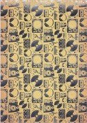 papercraft foiled background f vintage sounds