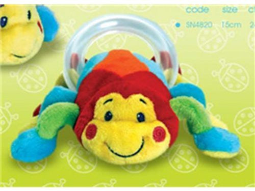 Keel Toys Cuddly Soft Snug as a Bug Spider Rattle Baby Gift 15cm