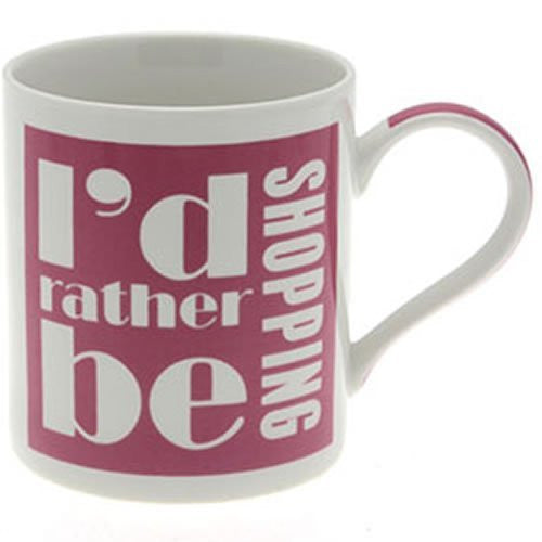 I'd Rather Be Drinking Shopping Gift Boxed Mug, Birthday, Christmas, Any Occasion Gift
