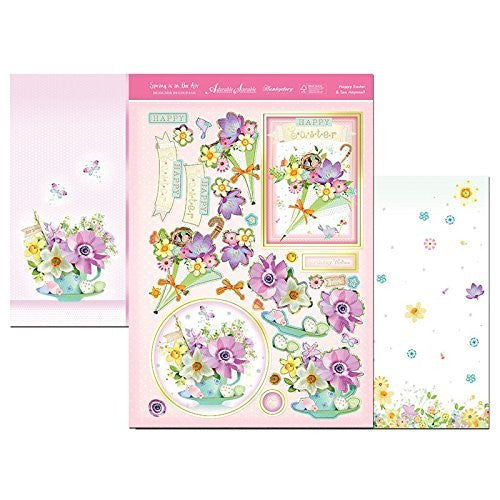 hunkydoryspring is in air designer decoupage set happy easter & tea anyone