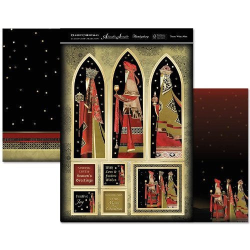 hunkydory  classic christmas three wise men  topper set