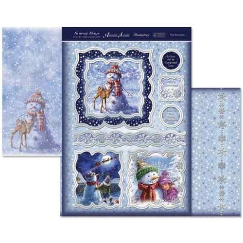 hunkydory  snowy days the snowman topper set