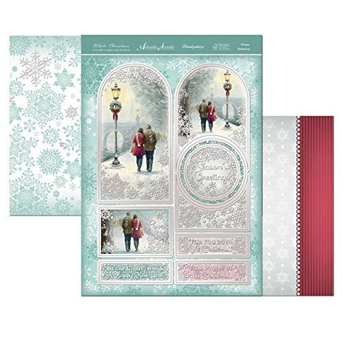 White Christmas Winter Romance Topper Set