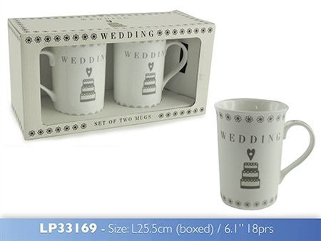 wedding day mugs gift set