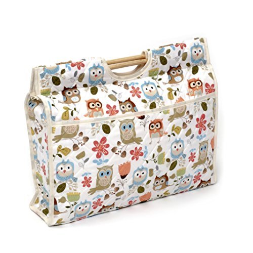 Hobby Gift HGCB/154 | CRAFT BAG Owl on White | 11x43x33½cm