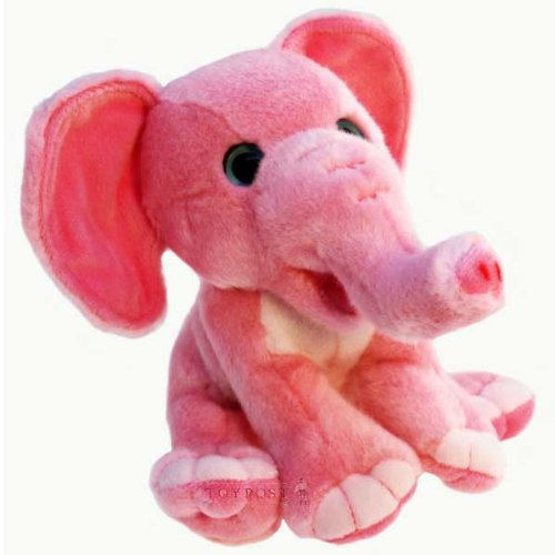 Wild Pink Animals - Monkey, Bear, Elephant, Lion, Tiger or Giraffe (Elephant)