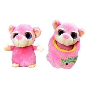 Pink Petal the Monkey Podling - 18cm Soft Toy in Pouch