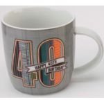 Denim Design Boxed 40th Birthday Mug