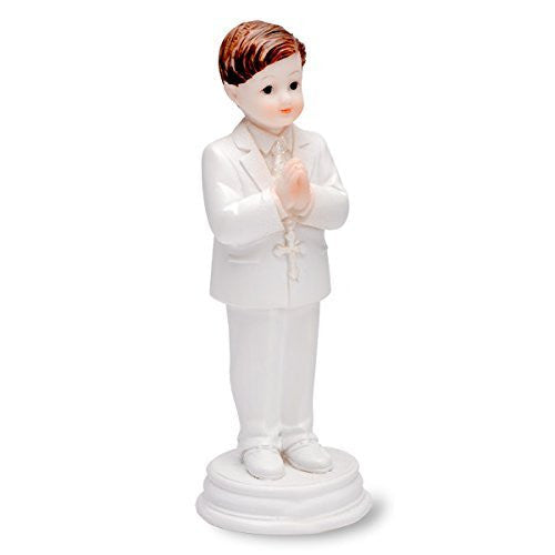 club green praying boy cake topper